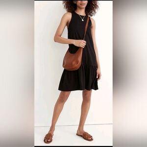 Madewell Women's Brightside Ruffle Tank Mini Dress size M